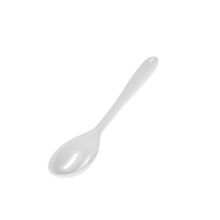 Colher de Silicone Branca Perfurada Escumadeira 1un