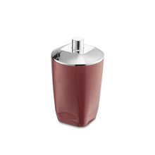 Porta Algodao Marrom Terracota Acessorio de Banheiro 300ml 1un