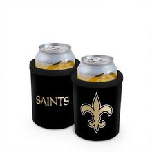 Porta Latas 350ml Licenciado NFL - New Orleans Saints (Preto)