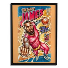 Quadro Decorativo Lebron James By Renato Cunha - Beek