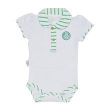 Body Palmeiras Manga Curta Feminino Oficial