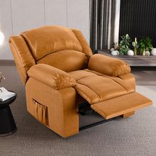 Poltrona do Papai Reclinável Sala de Cinema Madrid Power Touch PU Whisky  G26