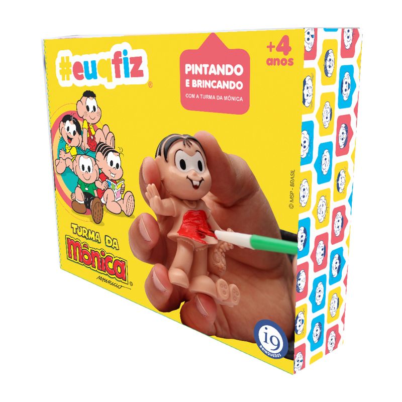 Tapete Para Pintar Turma Da Mônica®- Branco & Azul Claro- 7x39x7cm-  Samba-Toys - PRIVALIA - O outlet online de moda Nº1 no Brasil