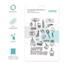 Carimbo para Relevo - Festa - Mimo - 11 x 16 cm