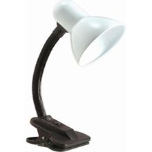 Luminaria Com Garra De Mesa Articulavel Escritorio Presilha Sala Trabalho Abajur Branco