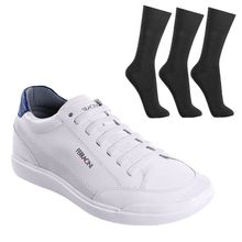 Kit Sapatênis Ferracini Star Masculino + 3 Pares de Meias