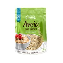 Aveia em Flocos Médios Sem Glúten Leve Crock 200g