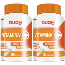 COMBO 2 VITAMINA C 500MG 60 CAPS CADA TOTAL 120 CAPS - DUOM