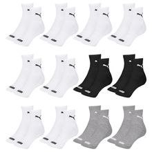 Kit 12 Pares de Meias Puma Cano Médio Esportiva Feminino