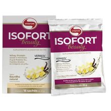 Isofort Beauty Whey Protein Baunilha 25g Vitafor 15 Sachês