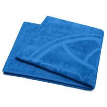 Toalha de Banho Buettner Jacquard Veludo Futebol Grêmio 70cmx140m Azul Celeste