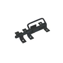 Trinco c/ Alça Para Portão e Porteira Aço Preto 280mm