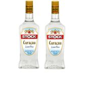 Kit Licor Stock Curaçau Triple Sec Fino 720ml 2 Unidades