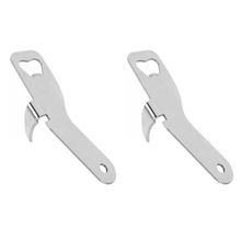 Kit 2 Abridor de Lata e Garrafa Aço Inox Resistente Grande