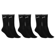 Kit 3 Pares de Meia Puma Esportiva Cano Longo Masculina - Preto