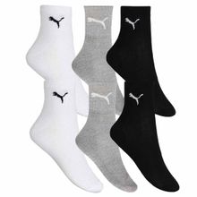 Kit 6 Pares de Meia Puma Esportiva Cano Médio Masculino - Mescla