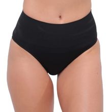 Calcinha Redutora Selene Sem Costura Feminina - Preto