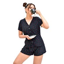 Pijama Adulto Feminino Curto Aberto Liganete Estampado