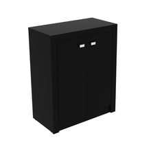 Balcão para Escritório Home Office ME4103 MDP Preto - Gran Belo