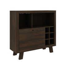 Adega Bar Grande para Sala de Estar Decorativa AD5002 MDP Rustico - Gran Belo