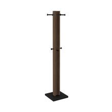 Cabideiro para Quarto Sala de Estar AZ1018 MDP Nogal/Preto - Gran Belo