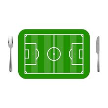 Jogo americano 30x40cm - Campo de Futebol - 1 pç