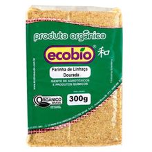 Farinha de Linhaça Dourada Orgânica Ecobio 300g