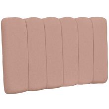 Cabeceira Cama Box Painel Solteiro 100 cm Dubai W01 Linho Rosê  - Lyam Decor