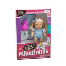 Boneca Little Miketinhas Com Acessórios - Miketa 1352