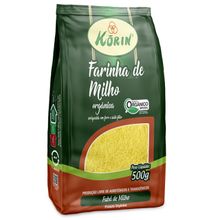 Farinha de Milho (Fubá) Orgânica Korin 500g