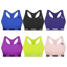 Kit 6 Tops Puma Nadador Sem Costura Feminino