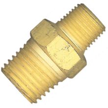 Niple de Redução Lubefer 1/4 x 1/8 Rosca Macho Aço