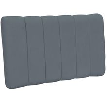 Cabeceira Cama Box Painel Solteiro 100 cm Dubai W01 Suede Cinza - Lyam Decor