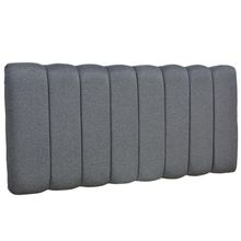 Cabeceira Cama Box Painel Casal 160 cm Dubai W01 Linho Chumbo - Lyam Decor