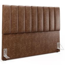 Cabeceira Cama Box Casal Queen 160 cm Dália W01 Couríssimo Marrom - Lyam Decor