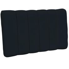 Cabeceira Cama Box Painel Solteiro 100 cm Dubai W01 Suede Preto - Lyam Decor