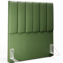 Cabeceira Cama Box Solteiro 100 cm Dália W01 Facto Verde Musgo - Lyam Decor