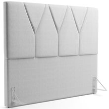 Cabeceira Cama Box Casal Queen 160 cm Aurora W01 Linho Cinza - Lyam Decor
