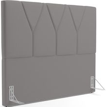 Cabeceira Cama Box Casal Queen 160 cm Aurora W01 Corano Cinza - Lyam Decor
