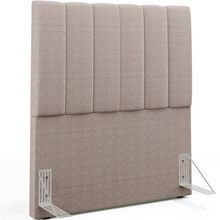 Cabeceira Cama Box Solteiro 100 cm Dália W01 Bouclê Bege - Lyam Decor