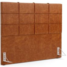 Cabeceira Cama Box Casal King 195 cm Roma W01 Couríssimo Camel - Lyam