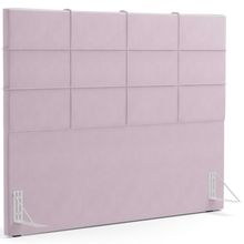 Cabeceira Cama Box Casal King 195 cm Roma W01 Suede Rosê - Lyam