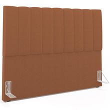 Cabeceira Cama Box Casal King 195 cm Dália W01 Bouclê Terracota - Lyam Decor