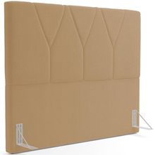Cabeceira Cama Box Casal 140 cm Aurora W01 Bouclê Mostarda - Lyam Decor
