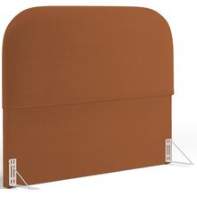Cabeceira Cama Box Queen 160cm Orgânica Lanna W01 Bouclê Terracota - Lyam Decor