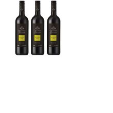 Kit Vinho Tinto Quinta Jubair Bordô Suave 750ml 3 unidades