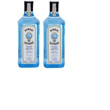 Kit Gin Bombay Sapphire Dry London 750ml 2 unidades