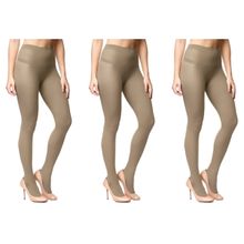 Kit 3 Meias-Calças Selene Opaca Fio 40 Feminino