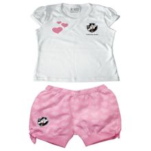 Conjunto Bebê Vasco Rosa - Torcida Baby