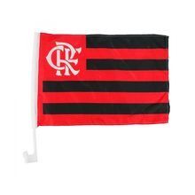 Bandeirinha Flamengo Para Vidro do Carro Com Haste Plástico